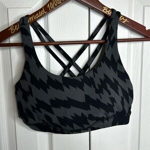Lululemon energy bra voltage graphite gray